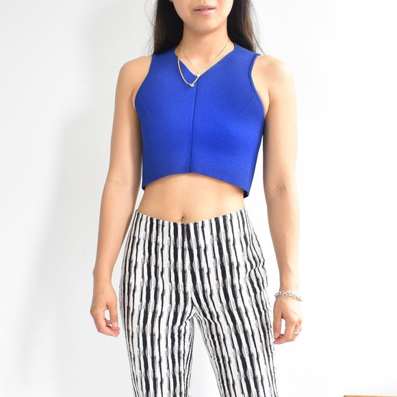 Scanlan Theodore Structured Crop Top - Picture 3 of 4